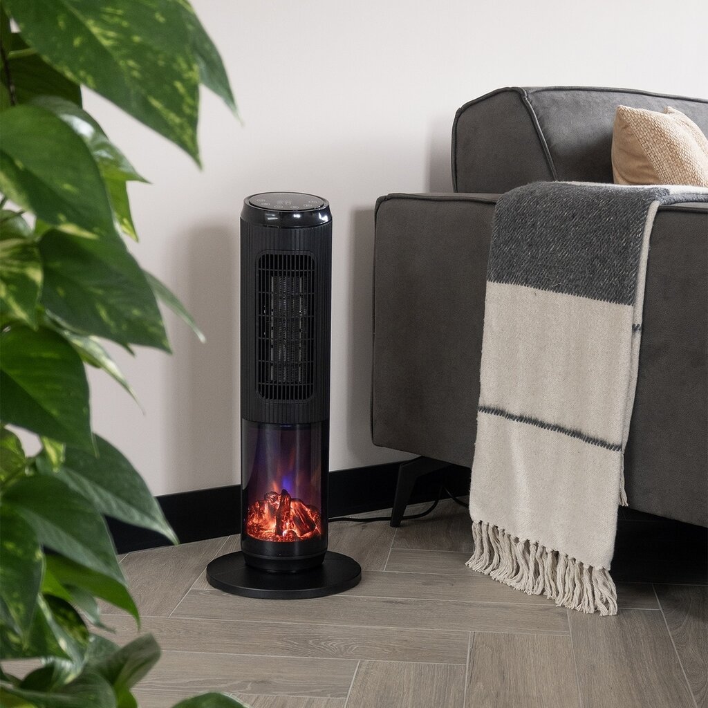 BREND BREND BR-2222 Elektrische Torenkachel met Vlammenspel – Vrijstaande Sfeerhaard