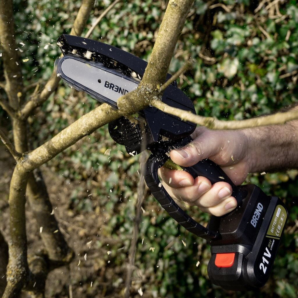 BREND BREND BR-2236 Elektrische Mini Kettingzaag met Accu - Draadloze Snoeizaag