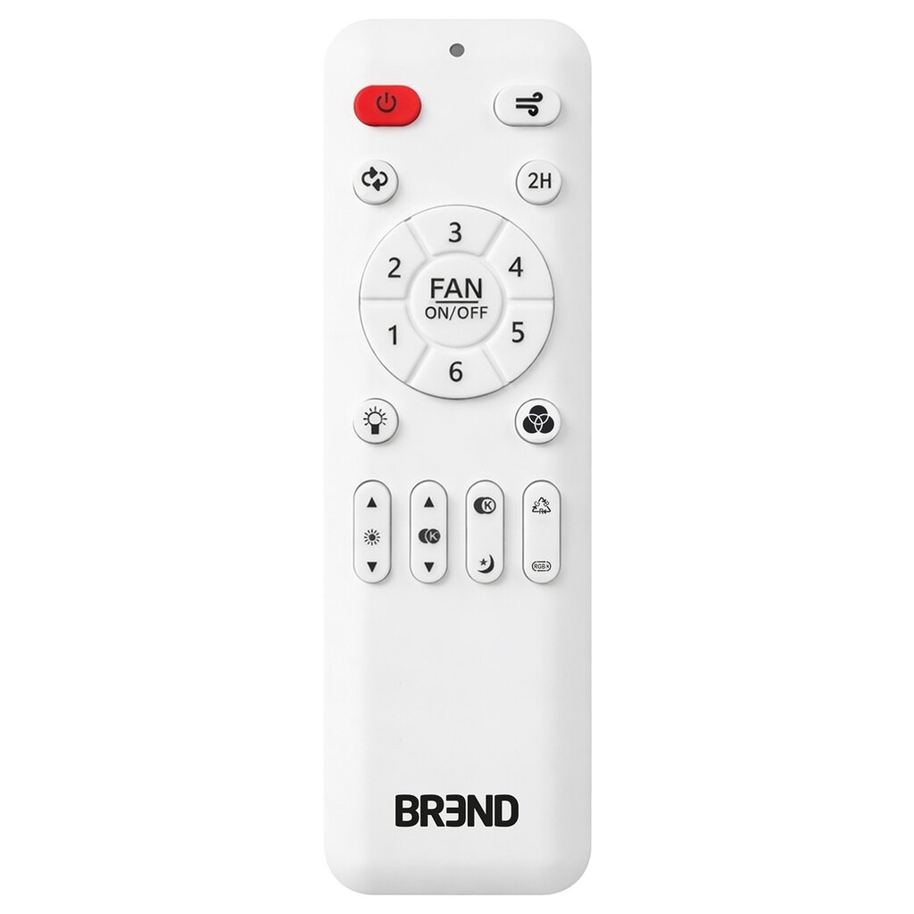 BREND BREND BR-2253 Slimme Plafondlamp met Ventilator - App en Afstandsbediening