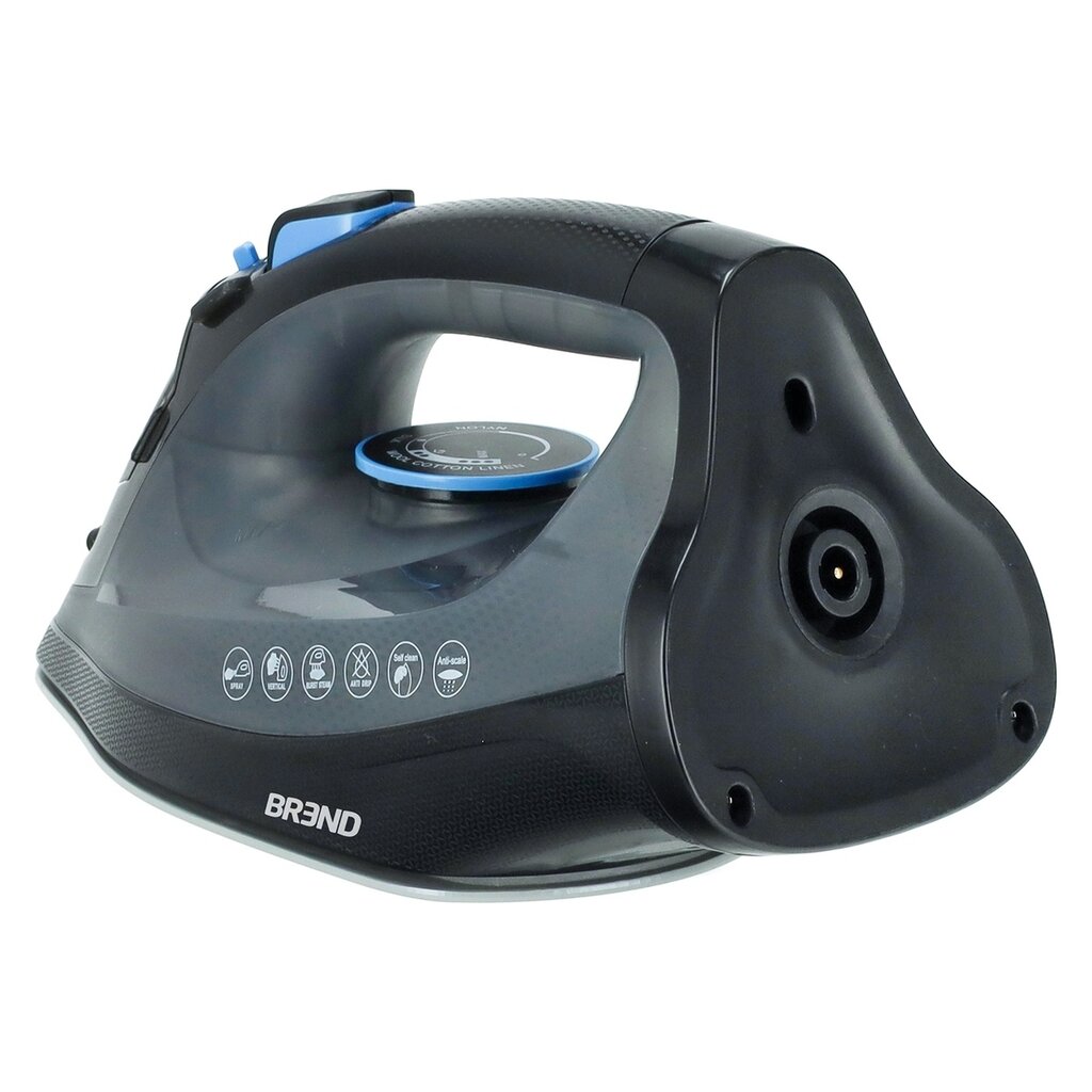 BREND BREND BR-2232 Fer à repasser vapeur sans fil avec base de charge – 200W