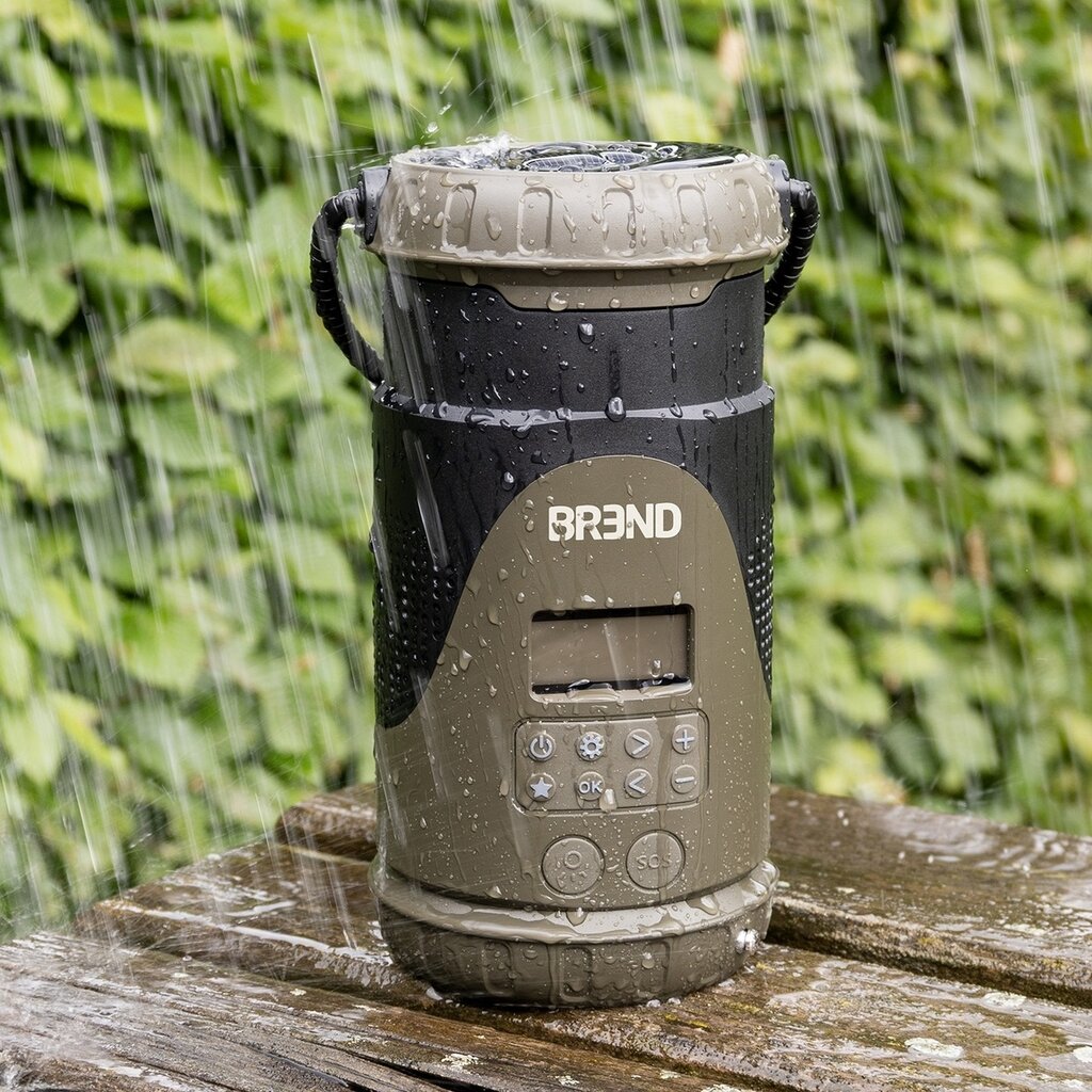 BREND BREND BR-2245 Radio d’Urgence au Design de Lanterne avec Lampe de Poche Amovible