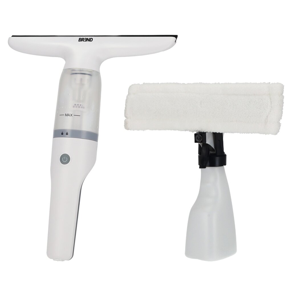 BREND BREND BR-2218 Nettoyeur de Fenêtres Électrique et Flacon de Nettoyage – Lave-Vitre avec Système d'Aspiration