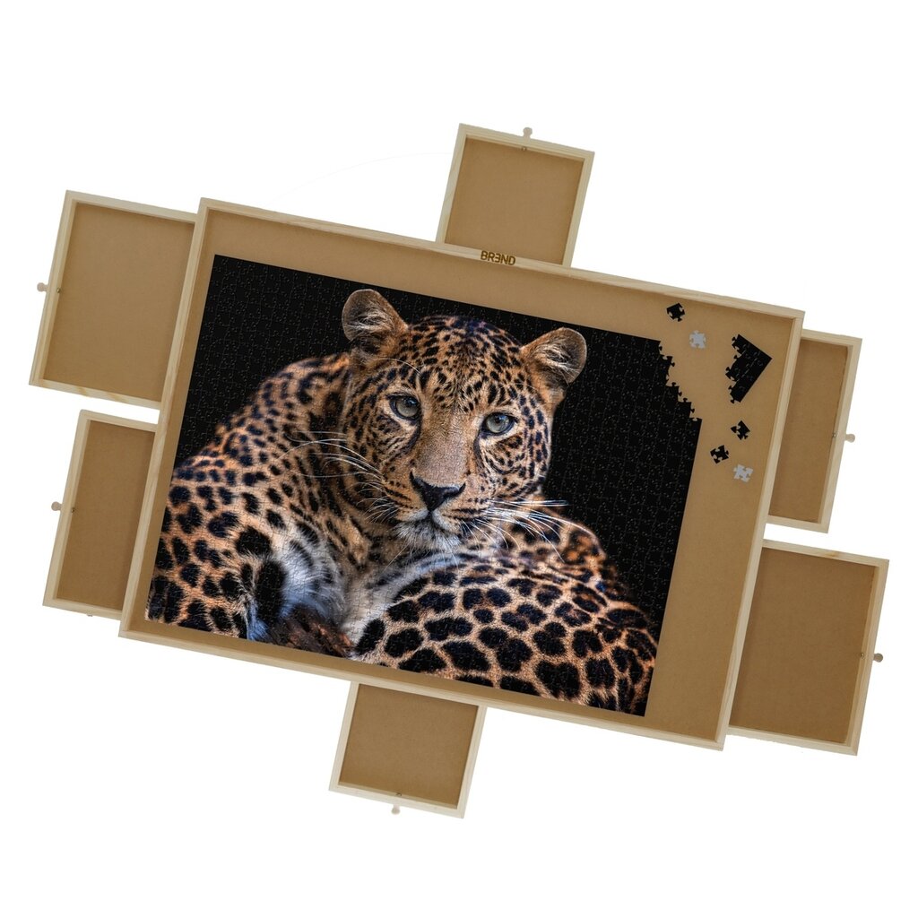 BREND BREND BR-2217 Puzzelplaat voor 1500 Stukjes – Puzzelplank / Puzzeltafel met 6 Lades