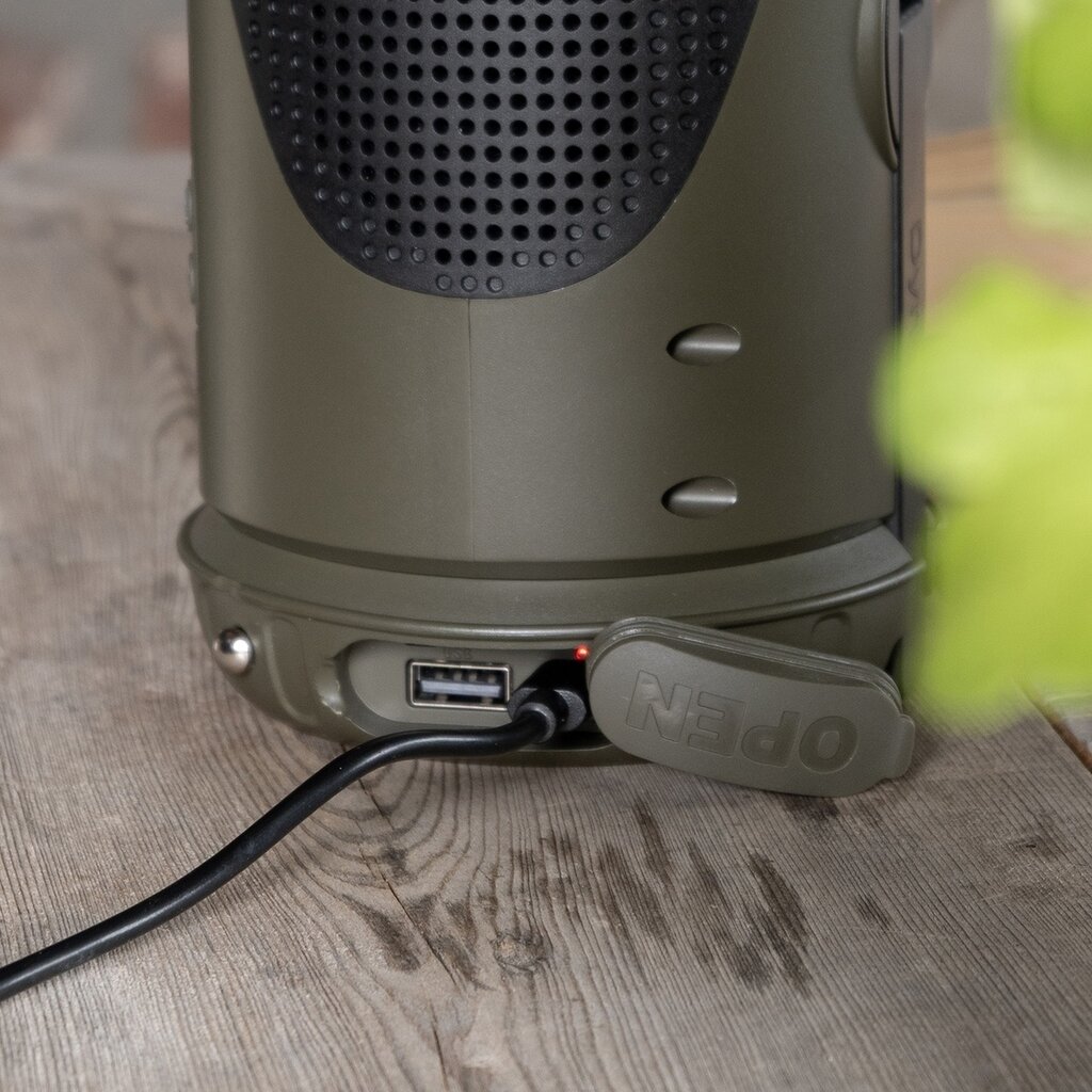 BREND BREND BR-2245 Radio d’Urgence au Design de Lanterne avec Lampe de Poche Amovible
