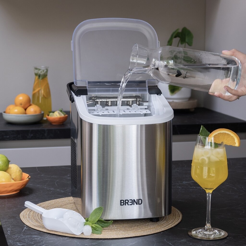 BREND BREND BR-2213 IJsblokjesmachine met Schep - Draagbare IJsblokjesmaker