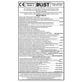 Vedeldad vattenmantlad kamin - 22kW - antracit