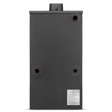 Central heating wood stove with water jacket - 22kW - anthracite