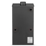 Central heating wood stove with water jacket - 22kW - anthracite