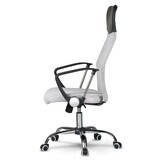 Ergonomisk kontorstol - grå - Sydney design - åndbar