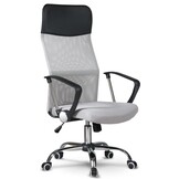 Ergonomisk kontorsstol - grå - Sydney design - andningsbar