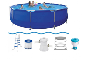 Jilong Avenli - pool med pumpe - 450 x 90 cm - komplet