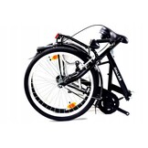 Foldcykel - 24 tommer - uden gear - sort