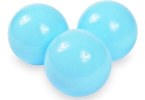 Boldebad bolde babyblå (70 mm) 1000 stykker