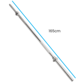 Håndvægtstang - 25 mm - lige - med skrueklemme - 165 cm