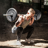 Barbell - 25 mm - straight - with screw clamp - 165 cm