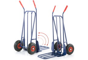 Folding Hand Truck - Dolly - Up to 280 kg - Steel - Blue