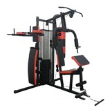 øvelseshold - home gym - med 68 kg vægt - og boksepude