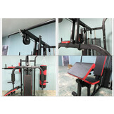 Power station - home gym - with 68 kg weight - and punching bag