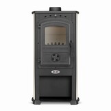 Vedspis - stål - fristående - 10KW