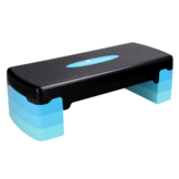 Aerobic step blå - 3 höjdinställningar - 67x27 cm