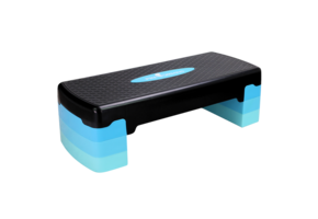 Aerobic step blue - 3 height levels - 67x27 cm