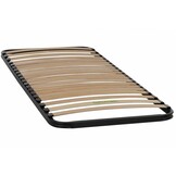 Lamellbund 90x200 - sengeramme i metalramme 49x30 mm - 27 lameller