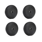 Weight bench fitness with weights and barbell - combination set 60 kg