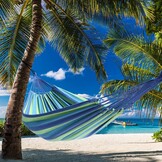 Hammock - 2 person - 220x150 cm - blue green