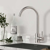 Kitchen faucet - mixer tap - single lever - 35mm - 7.5L/M - stainless steel