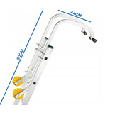 Rafter Hook - Roof Hook - Ladder - Universal - 44x90 cm - Aluminium