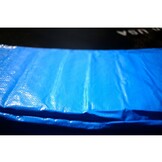 Trampolin - 183 cm - med sikkerhedsnet - blå