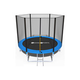 Trampoline 305 cm with safety net - up to 120 kg - blue