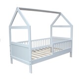 Toddler bed house 140 x 70cm solid pine wood