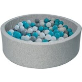 Ball pit, sturdy ball pool of 90 by 30 cm, incl 300 balls
