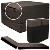 Foldable mattress - 195x65x10 cm - camping mattress