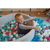 Ball pit, sturdy ball pool of 90 by 30 cm, including 150 balls
