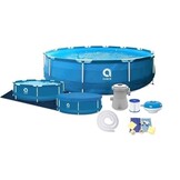 Pool med pumpe - 366 x 76 cm - Avenli - komplet sæt