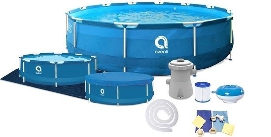 Pool med pumpe - 366 x 76 cm - Avenli - komplet sæt