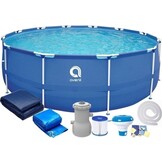 Pool med pump - 366 x 76 cm - Avenli - komplett set