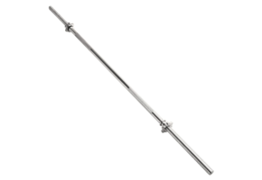 Barbell for weights - straight - 165 cm wide - with screw clamps - 25 mm diameter