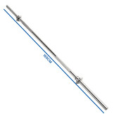 Barbell for weights - straight - 165 cm wide - with screw clamps - 25 mm diameter