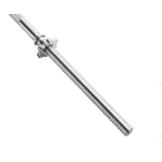 Barbell for weights - straight - 165 cm wide - with screw clamps - 25 mm diameter