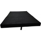 Guest mattress - camping mattress - travel mattress - foldable mattress - 80 x 200 x 10 - black