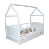Toddler bed house - 140 x 70cm - solid pine wood