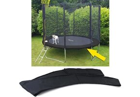 Trampoline edge cover - 244 cm diameter - black