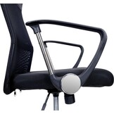 Office Chair - Ventilated Backrest - Black - Adjustable