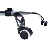 Kontorstol - ventileret ryglæn - sort - justerbar