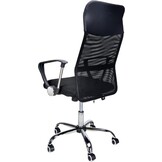 Office Chair - Ventilated Backrest - Black - Adjustable