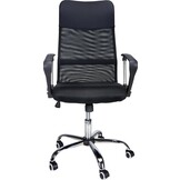 Office Chair - Ventilated Backrest - Black - Adjustable