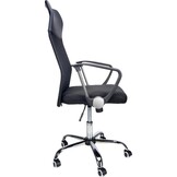 Office Chair - Ventilated Backrest - Black - Adjustable